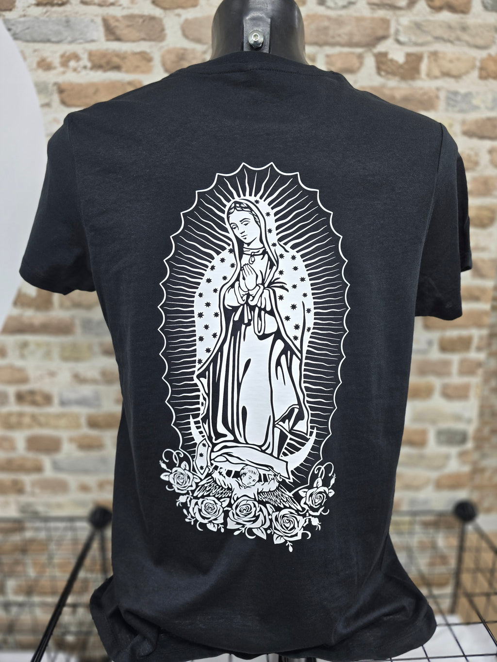 Camiseta Virgen de Guadalupe Vinilo - Camiseta Religiosa Personalizada