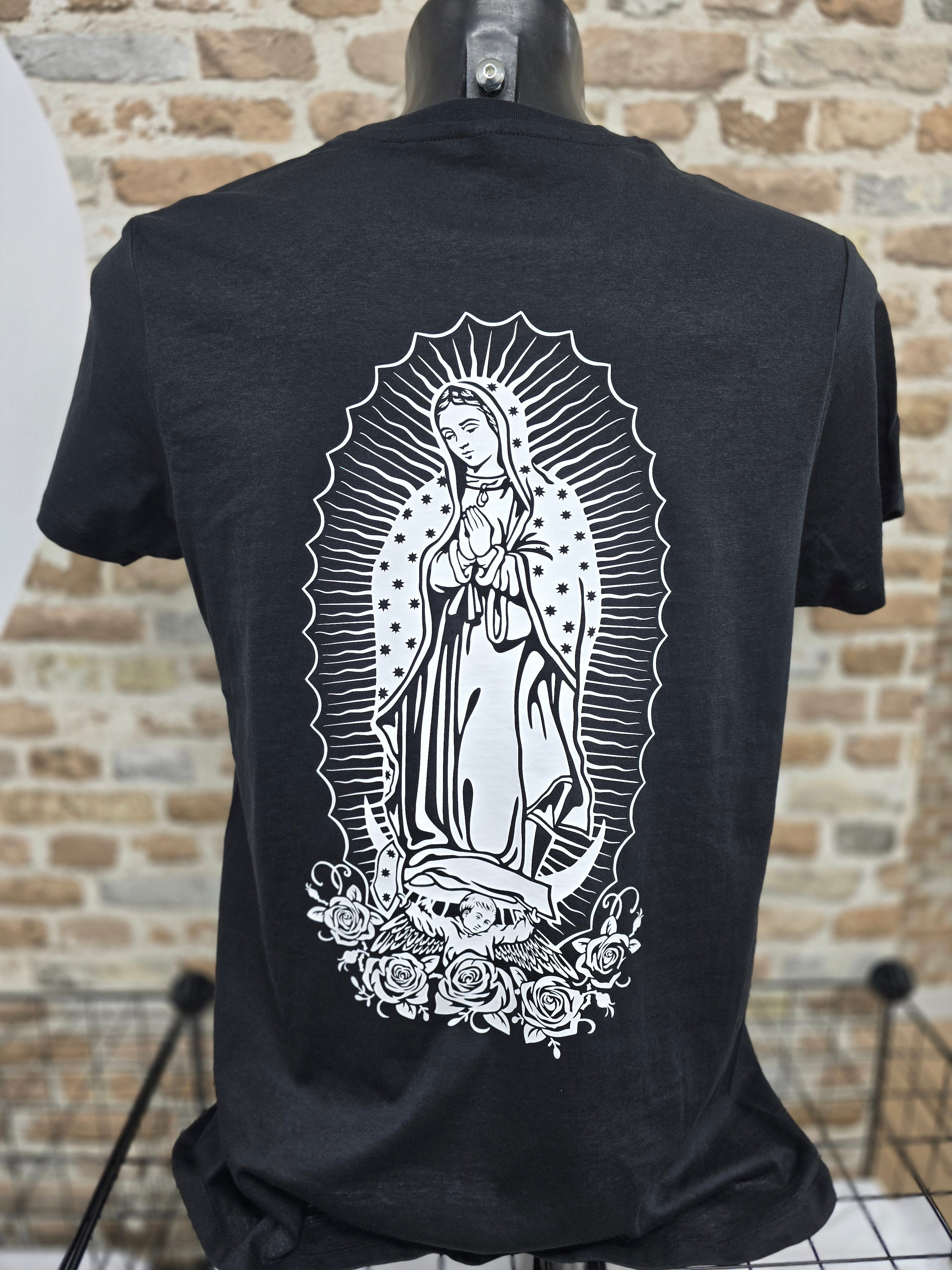 Camiseta Virgen de Guadalupe Vinilo - Camiseta Religiosa Personalizada