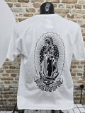 Camiseta Blanca Virgen de Guadalupe Vinilo - Camiseta Religiosa