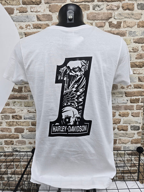Camiseta Harley Davidson Número 1 Vinilo - Camiseta Motera HD