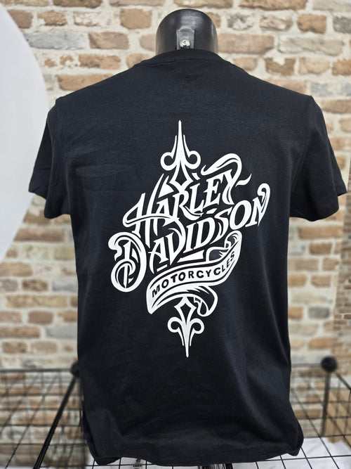 Camiseta Harley Davidson Vinilo Negro
