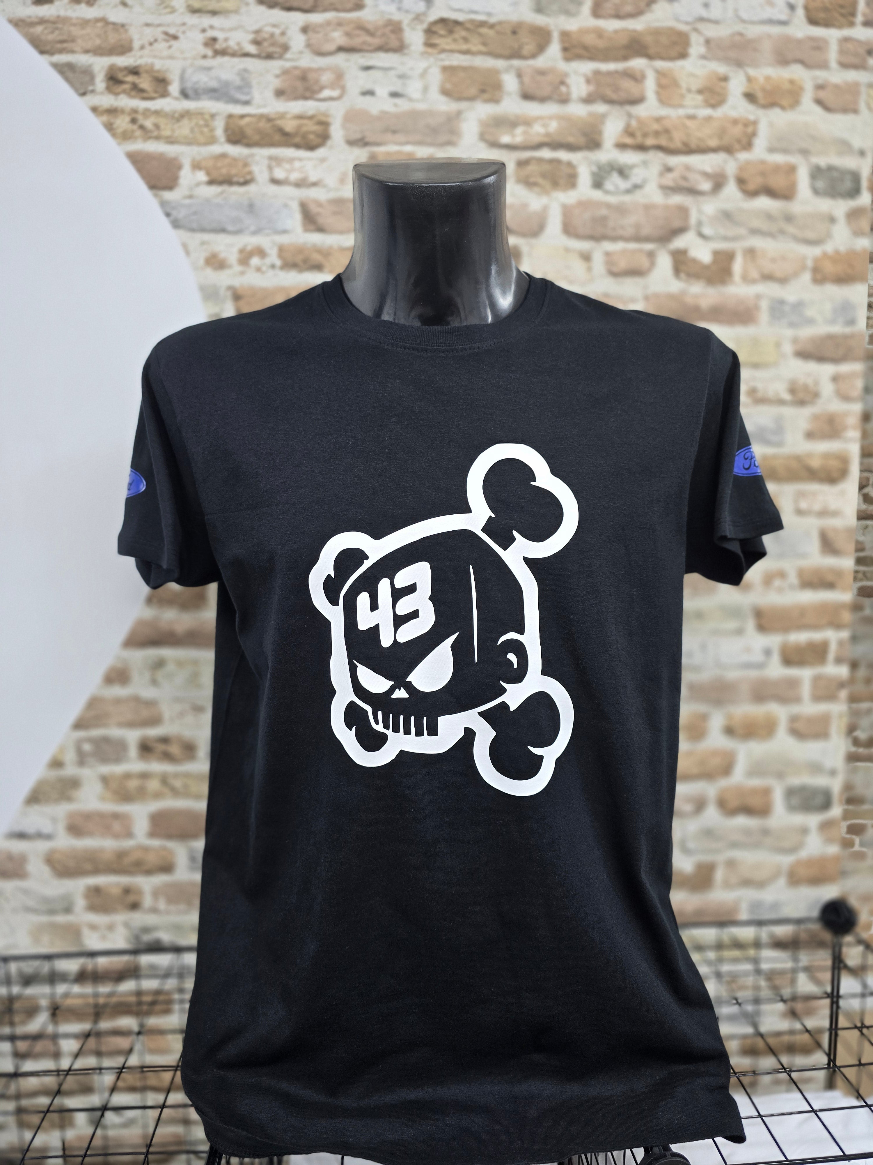 Camiseta Ken Block Ford Mangas Vinilo Negro