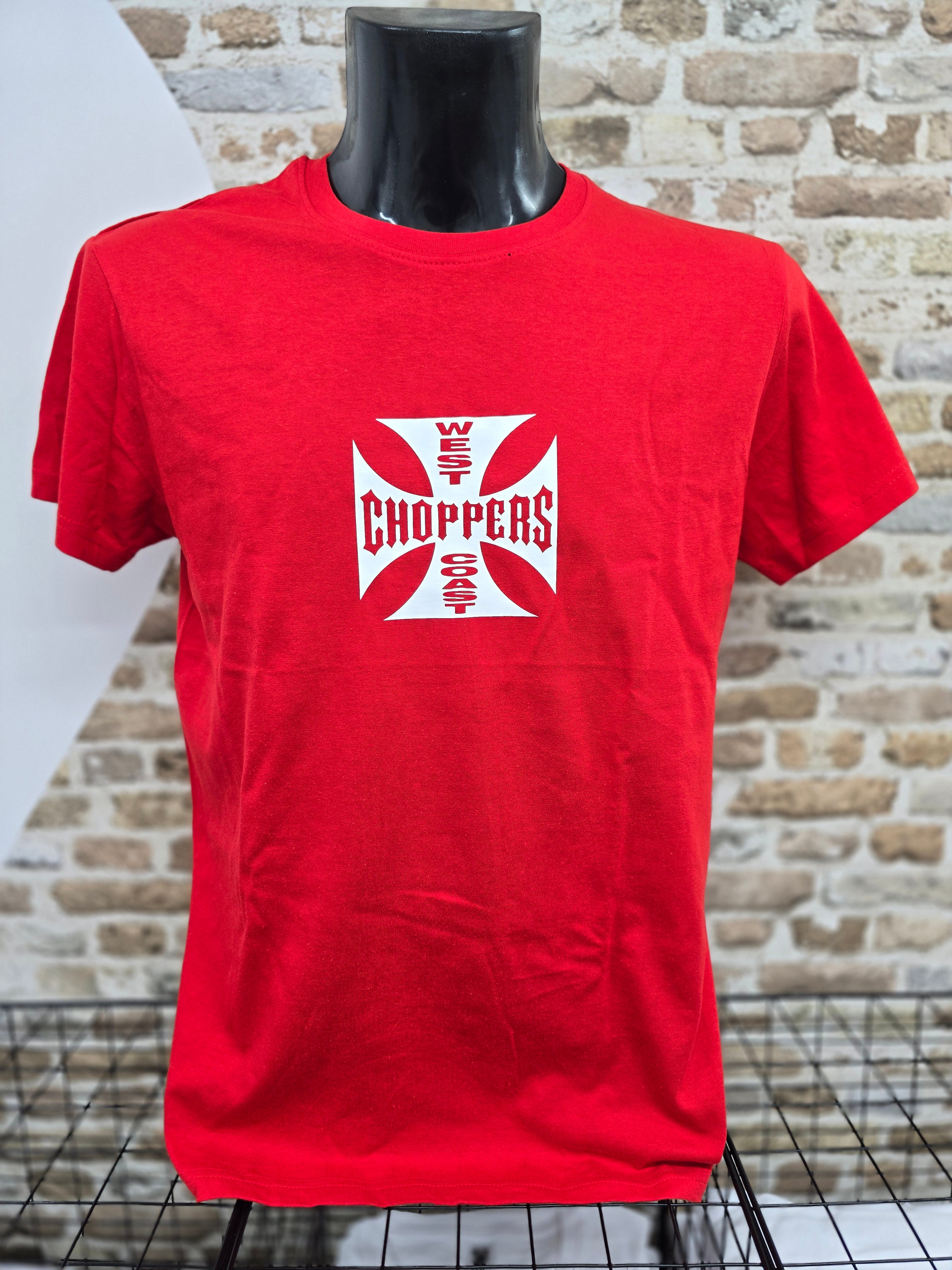 Camiseta West Coast Choppers Vinilo Rojo