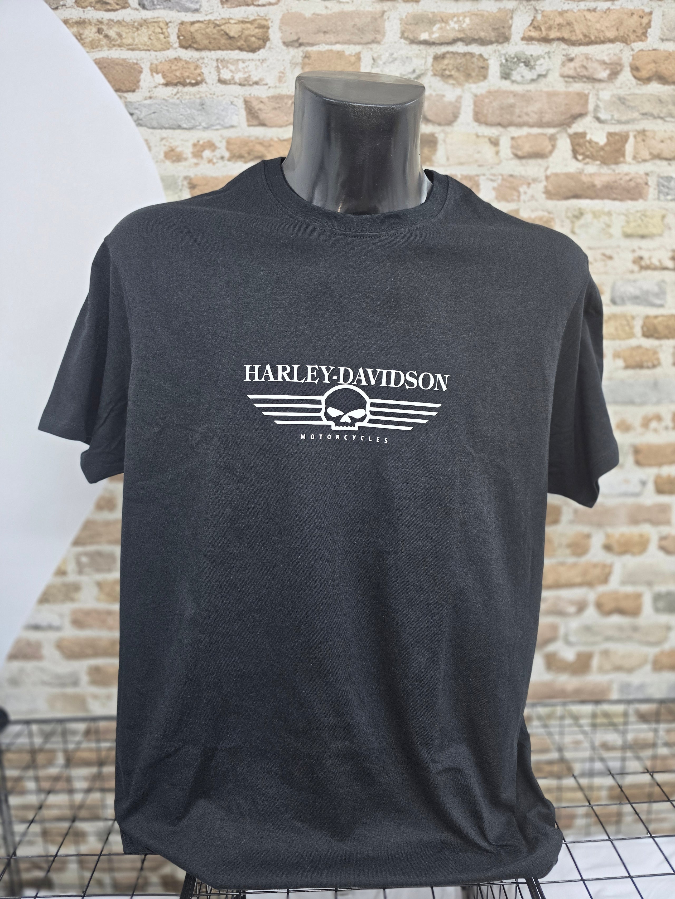 Camiseta Harley Davidson Vinilo Negro