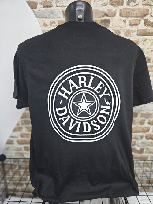 Camiseta Harley Davidson Vinilo Negro