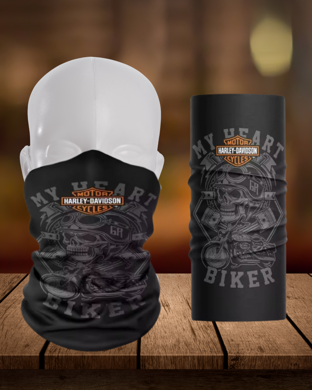 Buff negro Harley Davidson