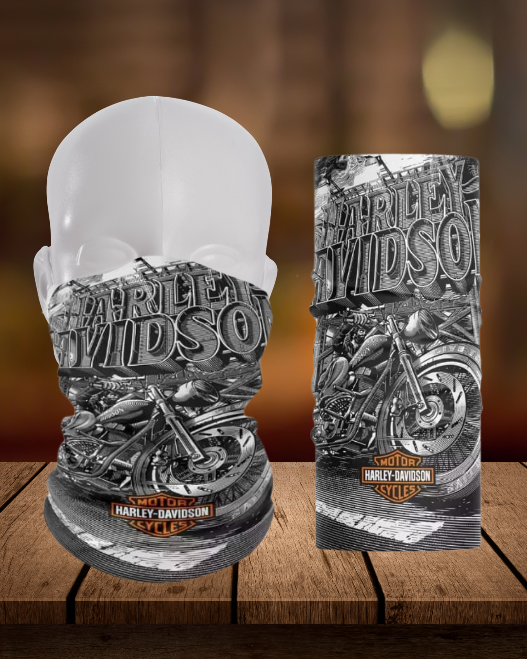 Buff gris Harley Davidson