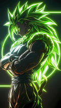 Lámina Dragon Ball - Broly Super Saiyan Legendario
