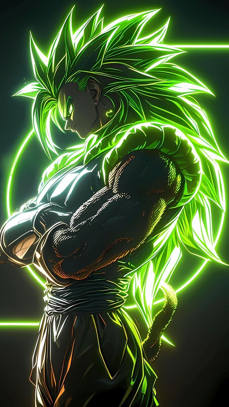 Lámina Dragon Ball - Broly Super Saiyan Legendario
