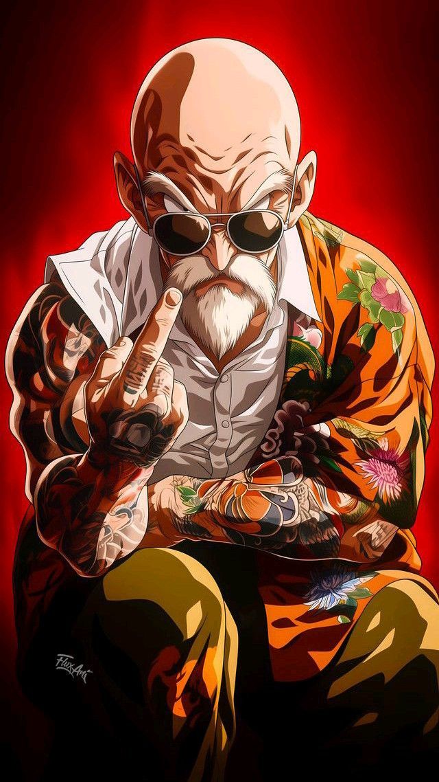 Lámina de Aluminio con diseño de Muten Roshi