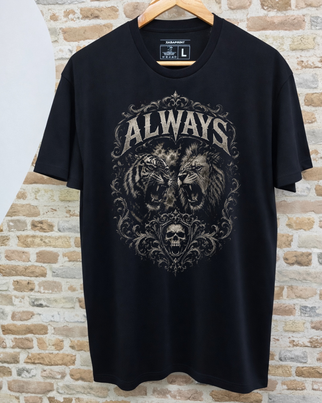 Camiseta Always - Tigre León y Calavera