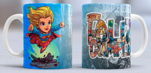 Tazas de cerámica con diseño de Super Woman