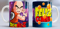 Taza de cerámica con diseño de Krillin