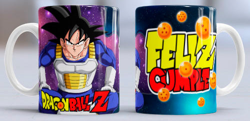 Taza de cerámica con diseño de Goku Dragon Ball Z