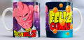 Taza de cerámica con diseño de Majin Buu pequeño