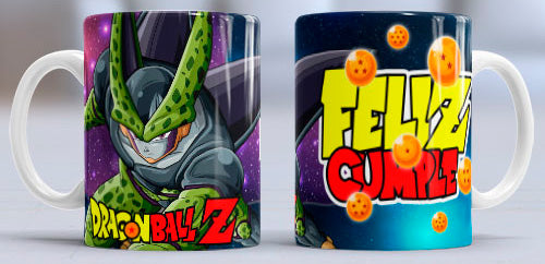 Taza de cerámica con diseño de Cell (Célula)