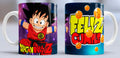 Taza de cerámica con diseño de Goku pequeño