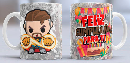 Taza de cerámica con diseño de Doctor Strange