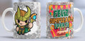 Taza de cerámica con diseño de Loki