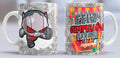 Taza de cerámica con diseño de Ant Man Funki