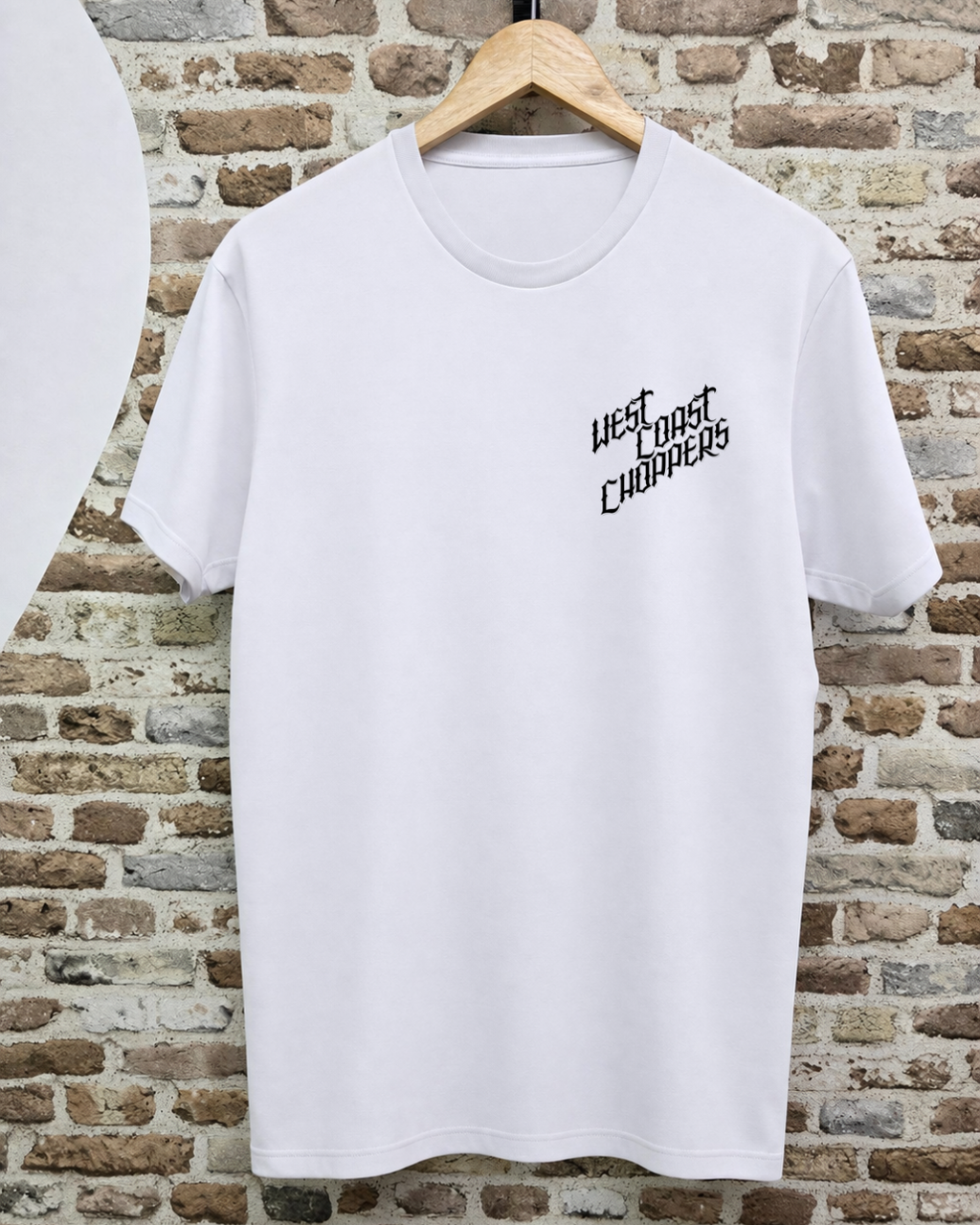 Camiseta West Coast Choppers - FTW Poker Skull (Blanca)