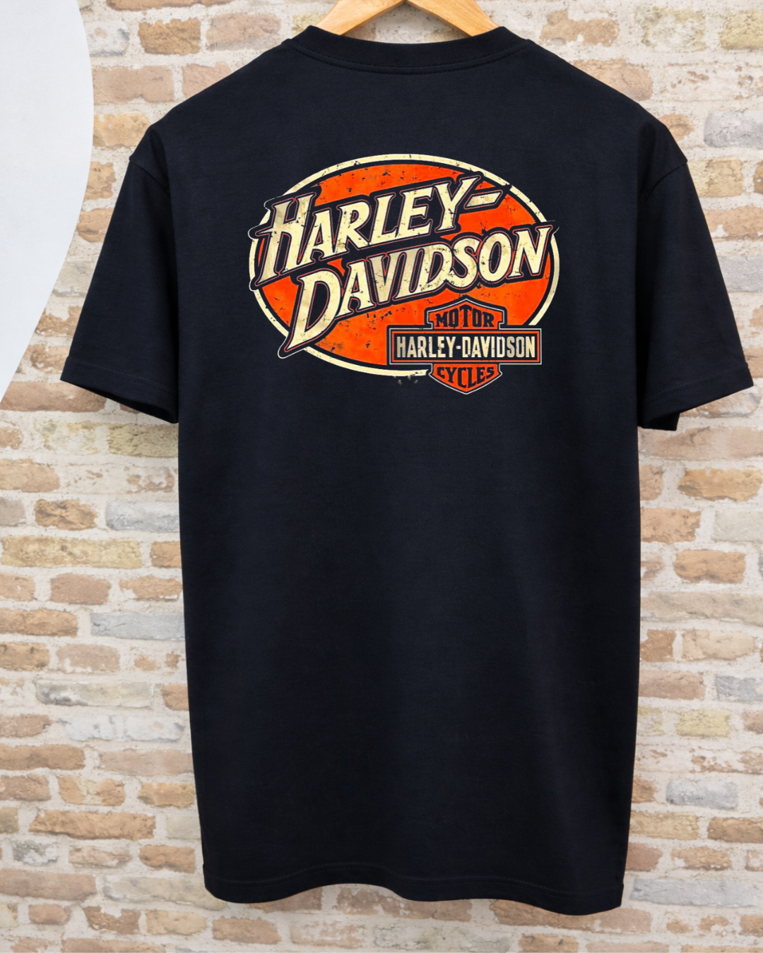 Camiseta Harley-Davidson - Logo Retro Ovalado