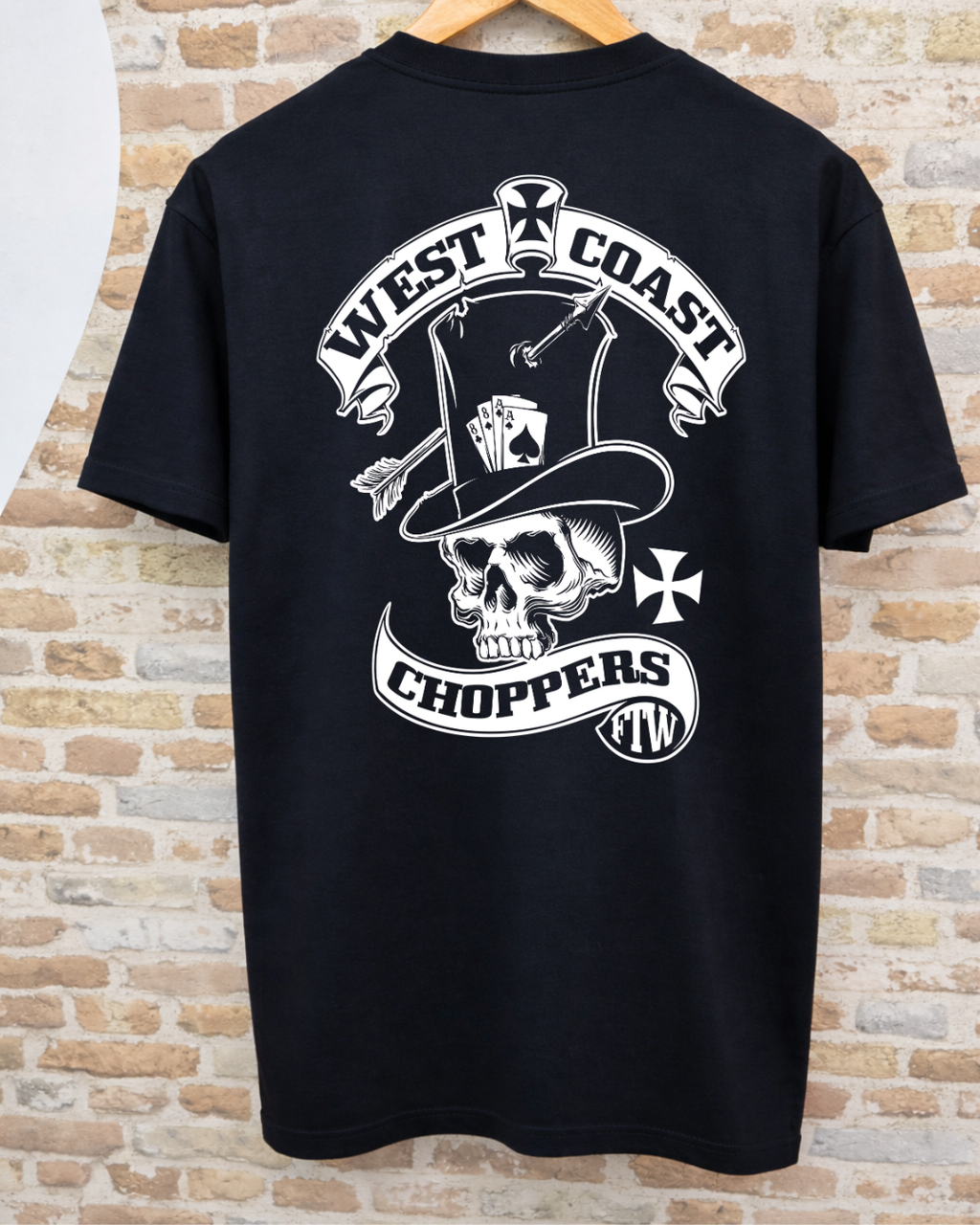 Camiseta West Coast Choppers - FTW Poker Skull