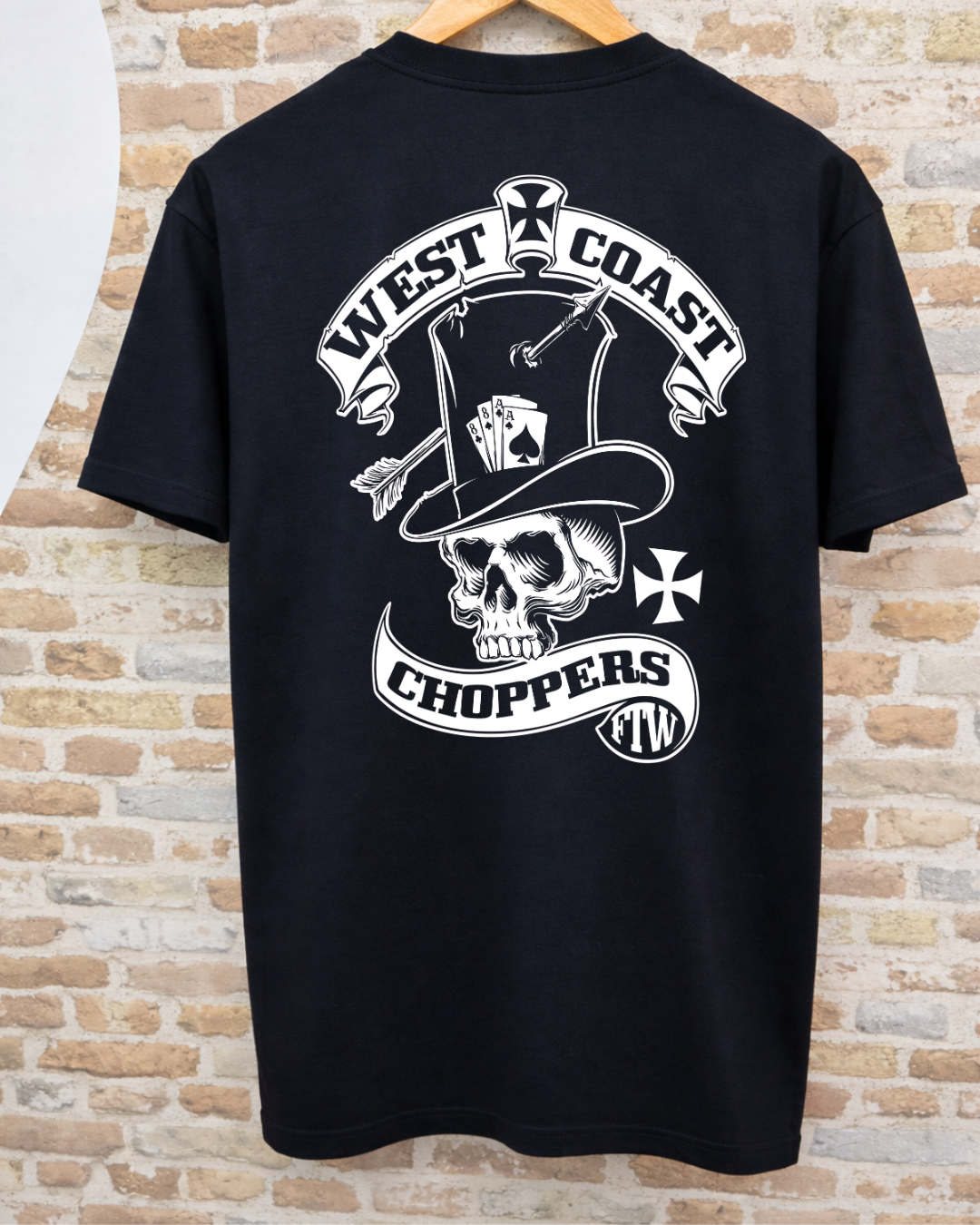 Camiseta West Coast Choppers - FTW Poker Skull