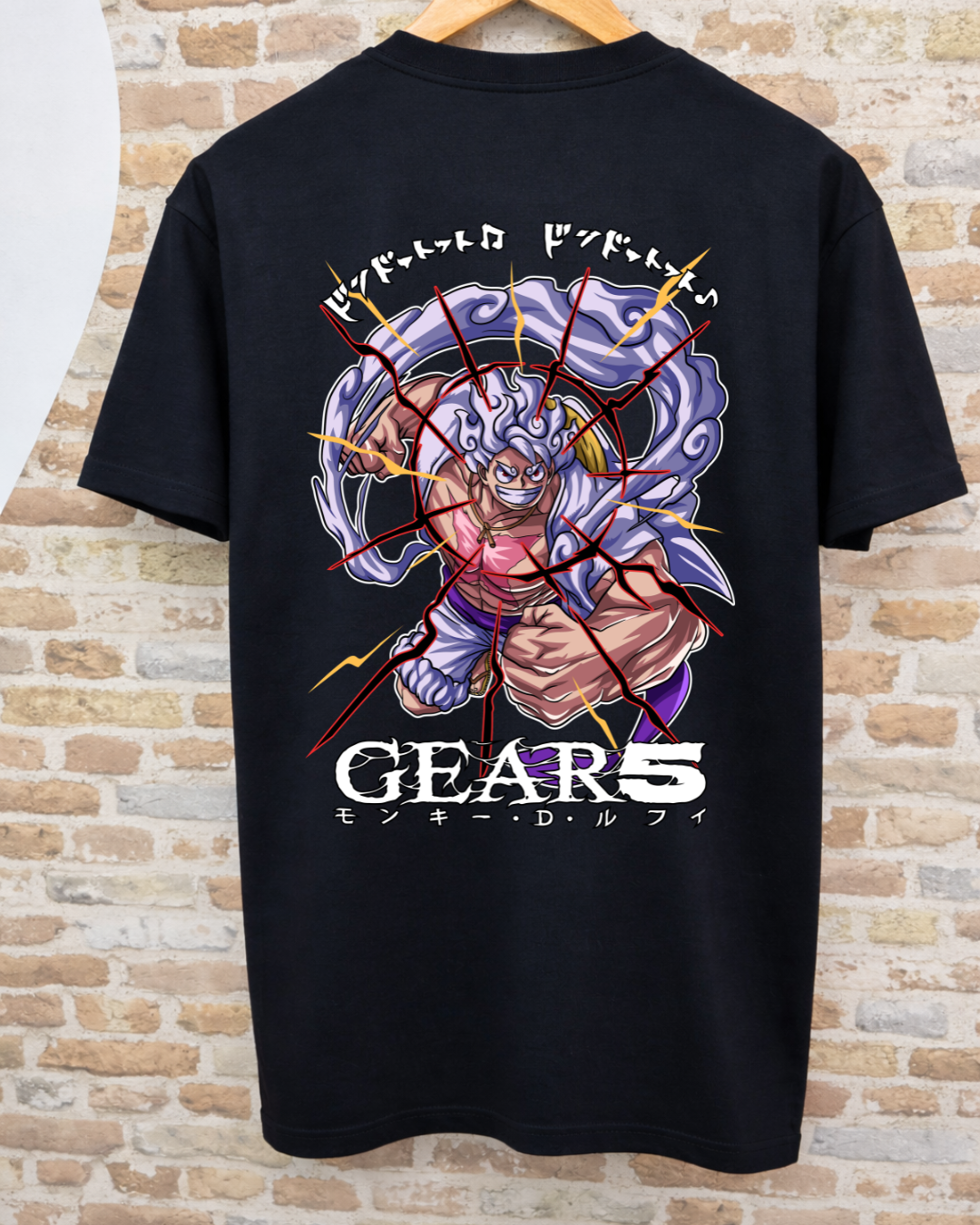 Camiseta One Piece - Gear 5, Monkey D. Luffy