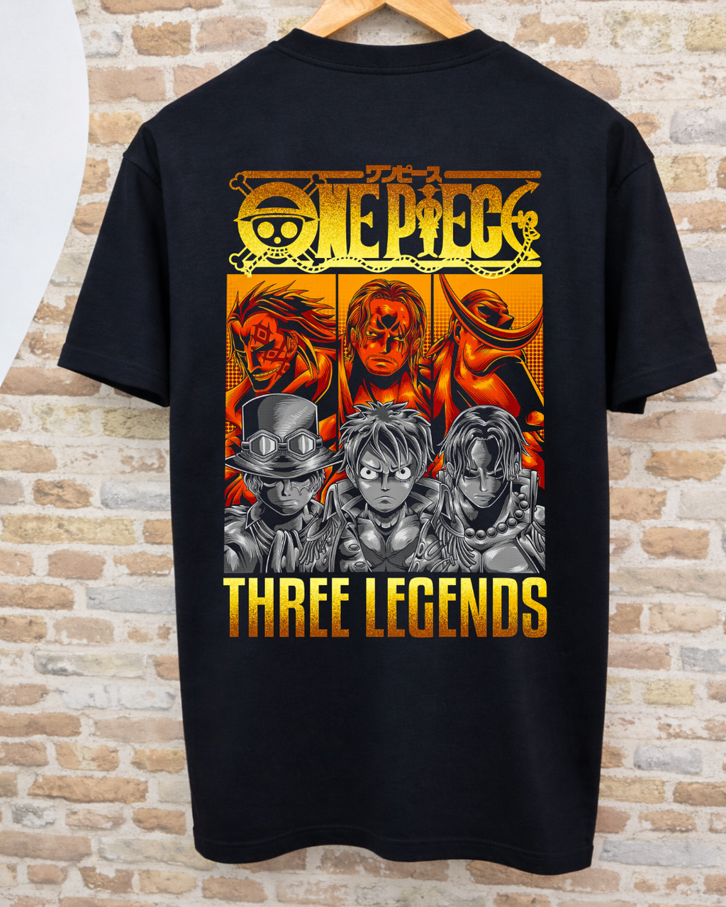 Camiseta One Piece - Three Legends
