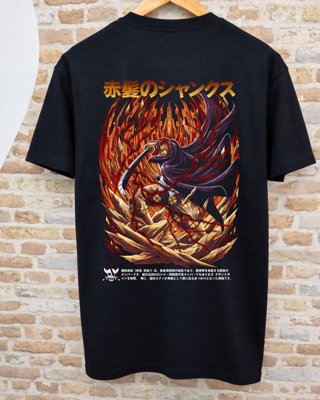 Camiseta One Piece - Shanks el Pelirrojo