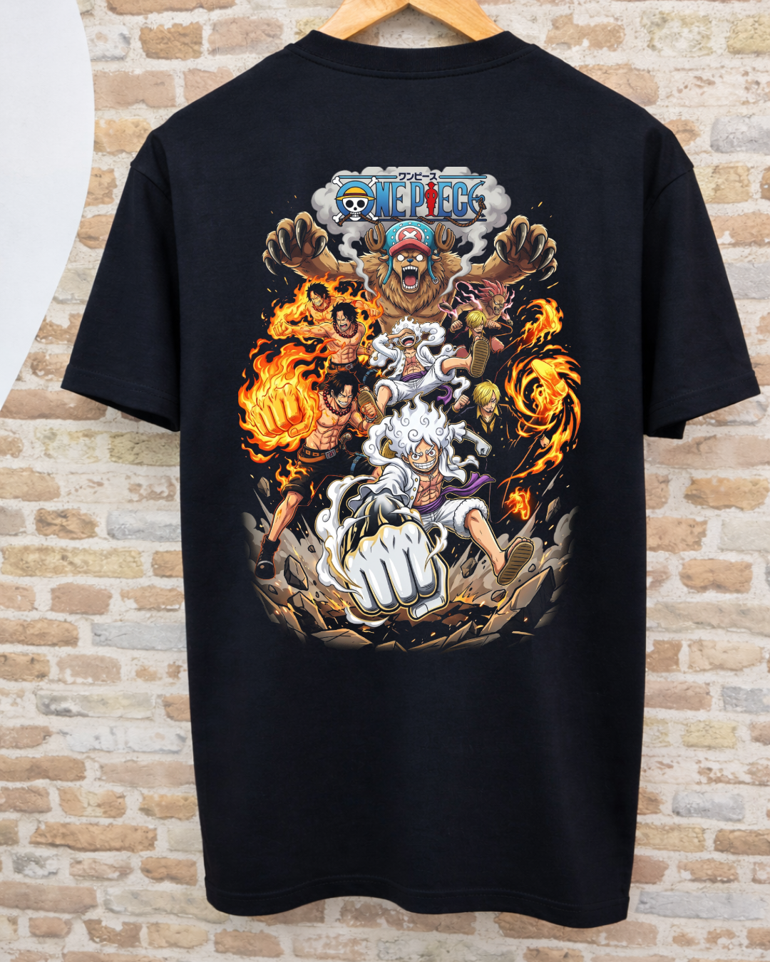 Camiseta One Piece - La Tripulación Completa
