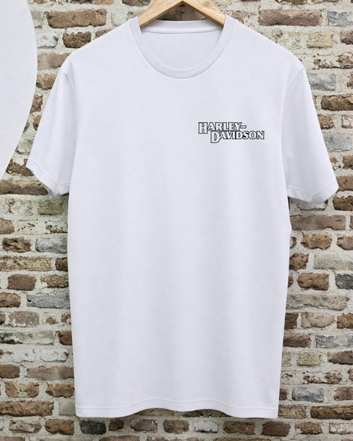 Camiseta Harley-Davidson - Calavera Fragmentada (Blanca)