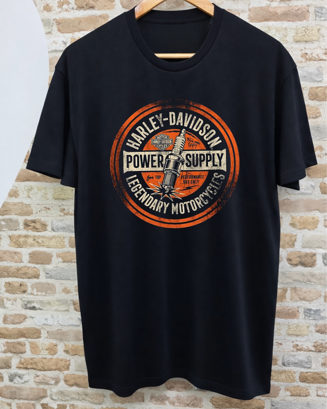 Camiseta Harley-Davidson - Power Supply Legendary Motorcycles