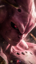 Lámina Dragon Ball - Majin Buu Estilo Realista