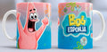 Taza de cerámica con diseño de Patrick Star