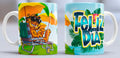 Taza de cerámica con diseño de Garfield