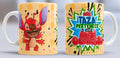 Taza de cerámica con diseño de Lilo y Stitch