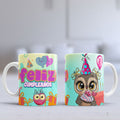 Taza de cerámica con diseño para Cumpleaños