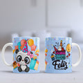 Taza de cerámica con diseño para Cumpleaños
