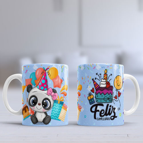 Taza de cerámica con diseño para Cumpleaños