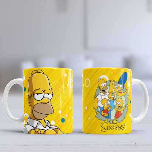 Taza de cerámica con diseño de Homer