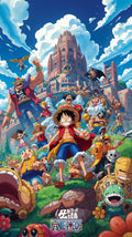 Lámina de Aluminio con Personajes de One Piece