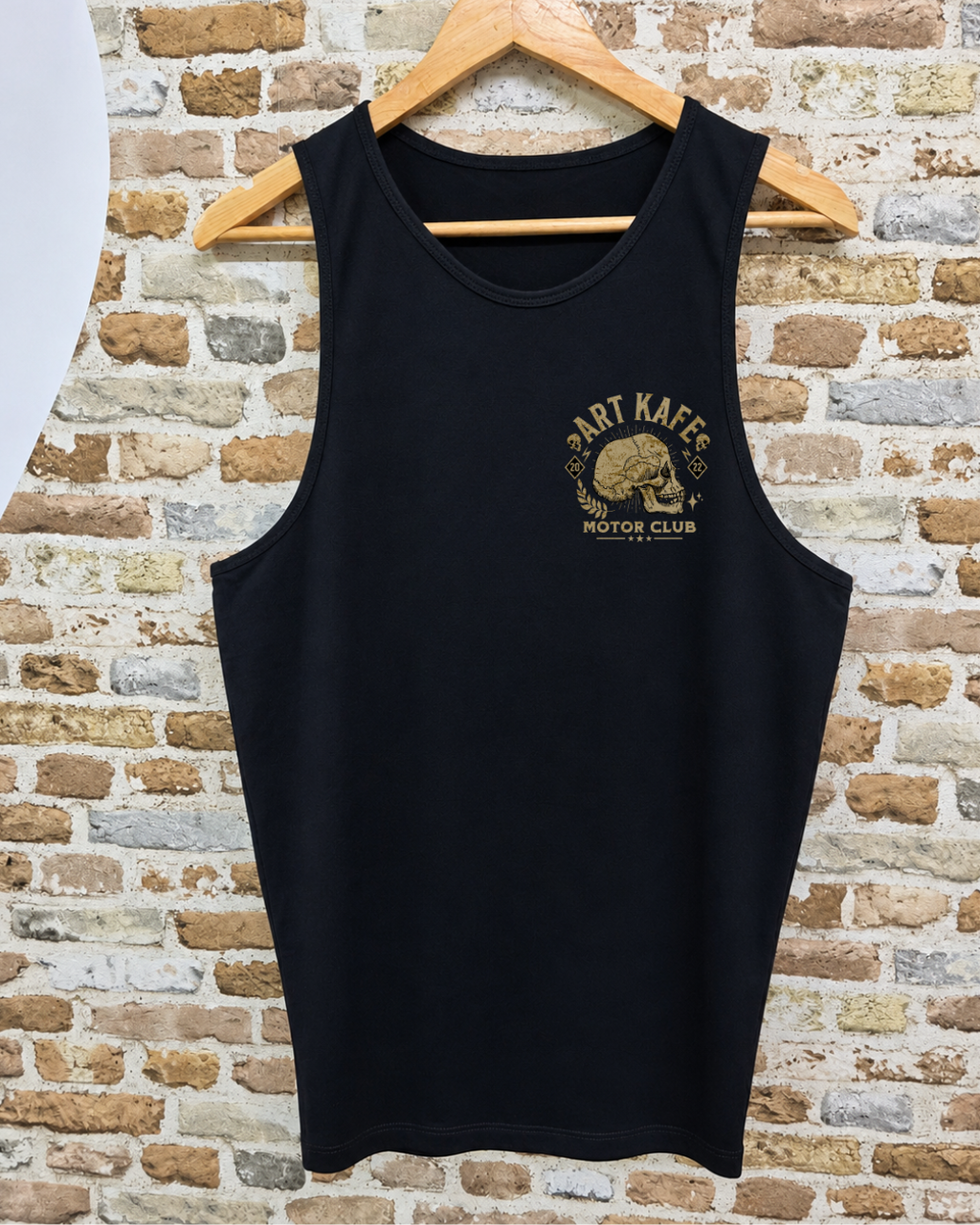 Camiseta Sin Mangas Art Kafe Motor Club - Delantera