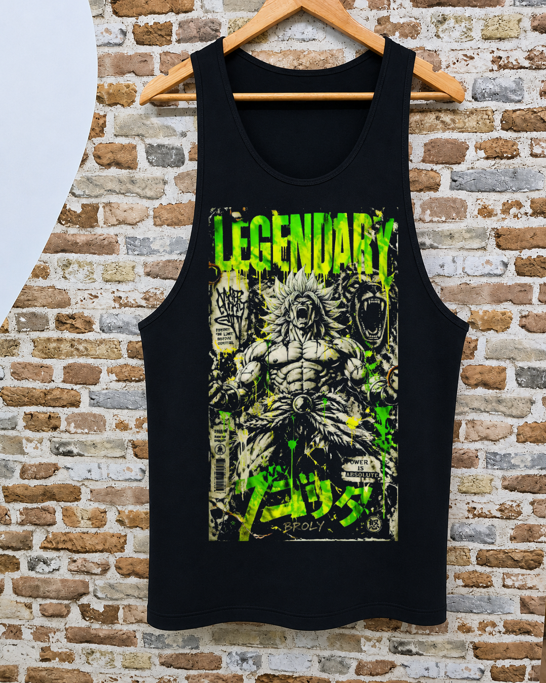 Camiseta Tirantes Gym Broly Legendary
