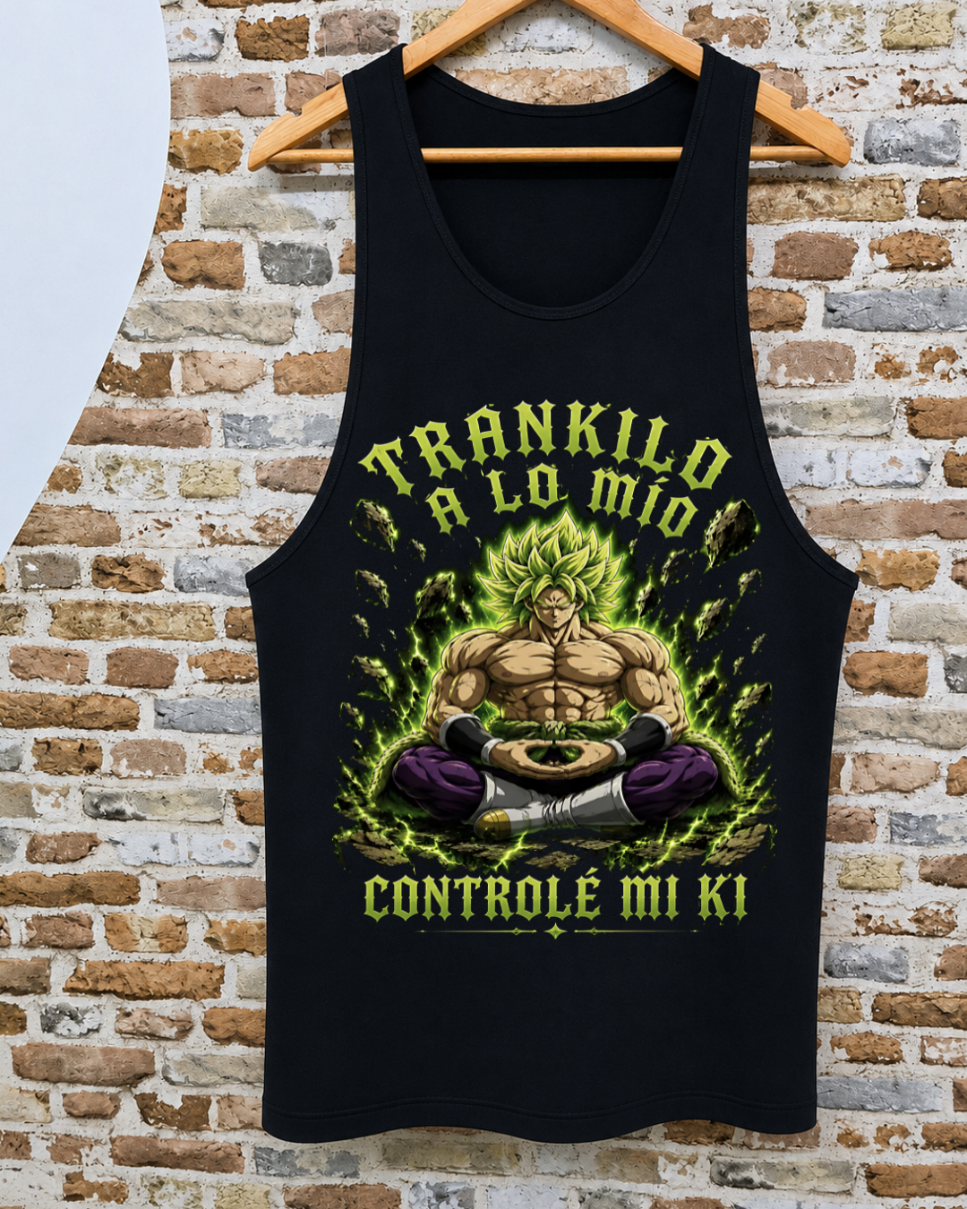 Camiseta Tirantes Gym Broly - Trankilo a lo Mío