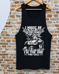 Camiseta tirantes gym Broly I'm The One You Call negro