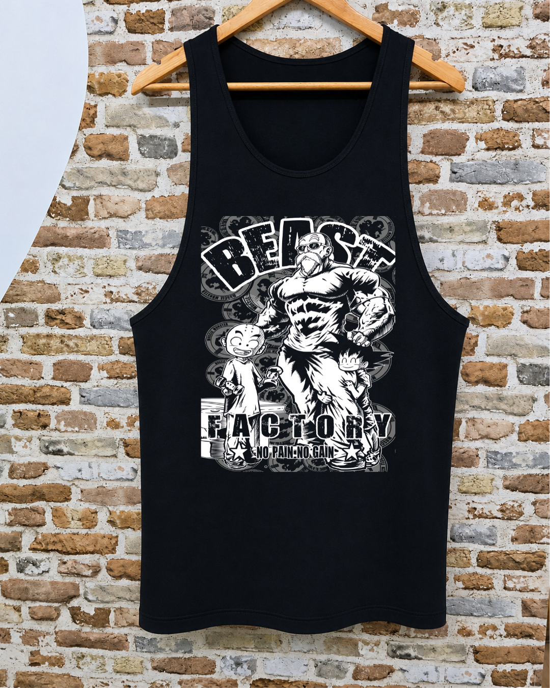 Camiseta Tirantes Gym Beast Factory - Tortuga Hermit