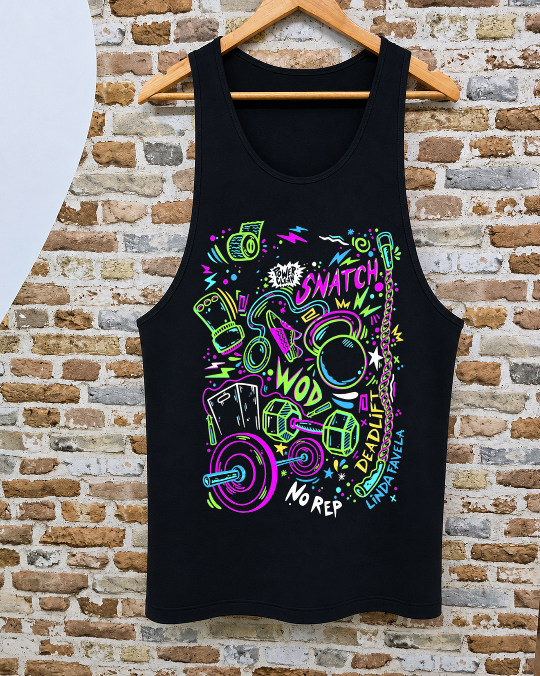 Camiseta Tirantes CrossFit WOD - Snatch Deadlift Linda Favela