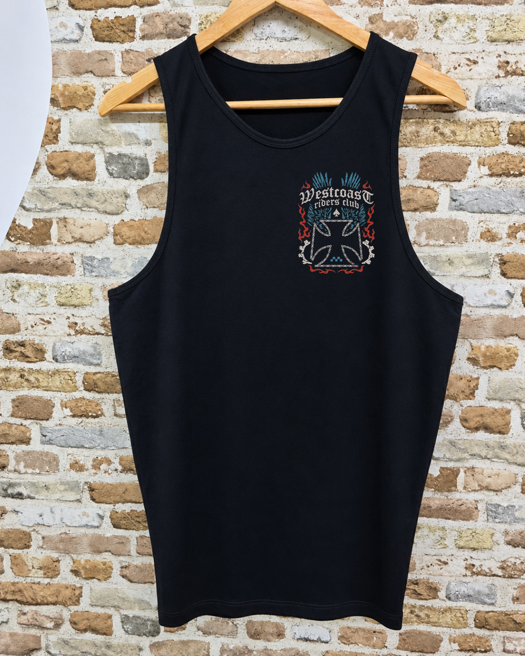 Camiseta Sin Mangas Westcoast Riders Club - Delantera